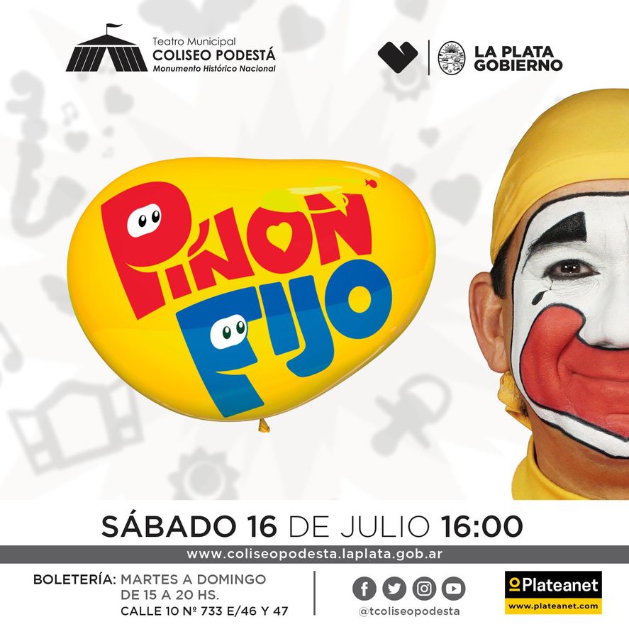 Piñón Fijo se presentará en vacaciones de invierno en el teatro Coliseo Podestá