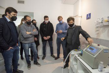 el gobernador visito el nuevo hospital respiratorio de navarro: ?es una obra que le cambia la vida al pueblo?