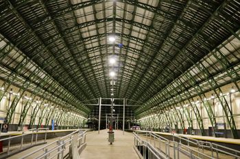 obra de la estacion de trenes de la plata se inuguraria el martes 29