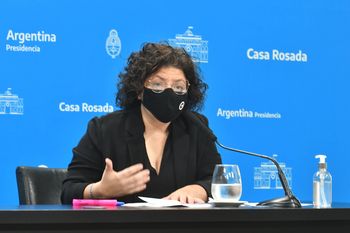 Carla Vizzoti, ministra de Salud Pública de la Nación