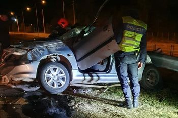Trágico accidente en la ruta 7, cerca de Junín: un muerto (Foto: La Verdad de Junín)