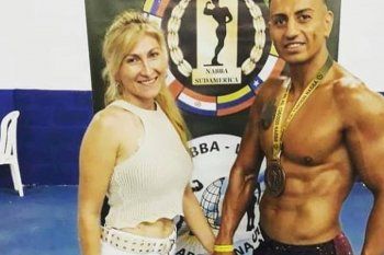 La víctima, Analía Maldonado, junto a su presunto asesino: Samuel Llanos