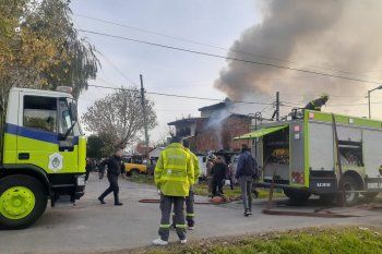 El incendio afectó la casa de una mujer de 51 años en Tolosa