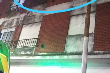 El incendio fue en un edificio del diagonal 78 cerca de Plaza Rocha