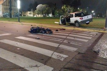 la plata: un motociclista murio tras un accidente en 31 y 52