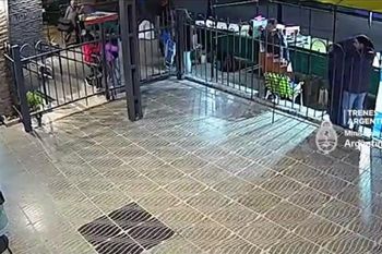 tigre: un pasajero golpeo en un bano a una empleada en una estacion de trenes