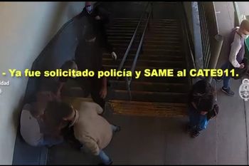 adrogue: entro en trabajo de parto y fue asistida en la estacion de trenes
