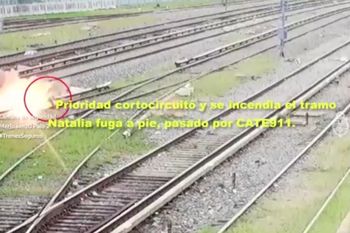 merlo: mira como intento robar cables y genero una explosion