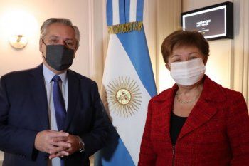 Alberto Fernández se reunió en Roma con Kristalina Georgieva