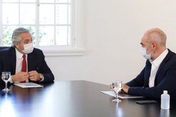Tensión y reconciliación. Esta vez, Horacio Rodríguez Larreta apoya las medidas del Gobierno para frenar al coronavirus.