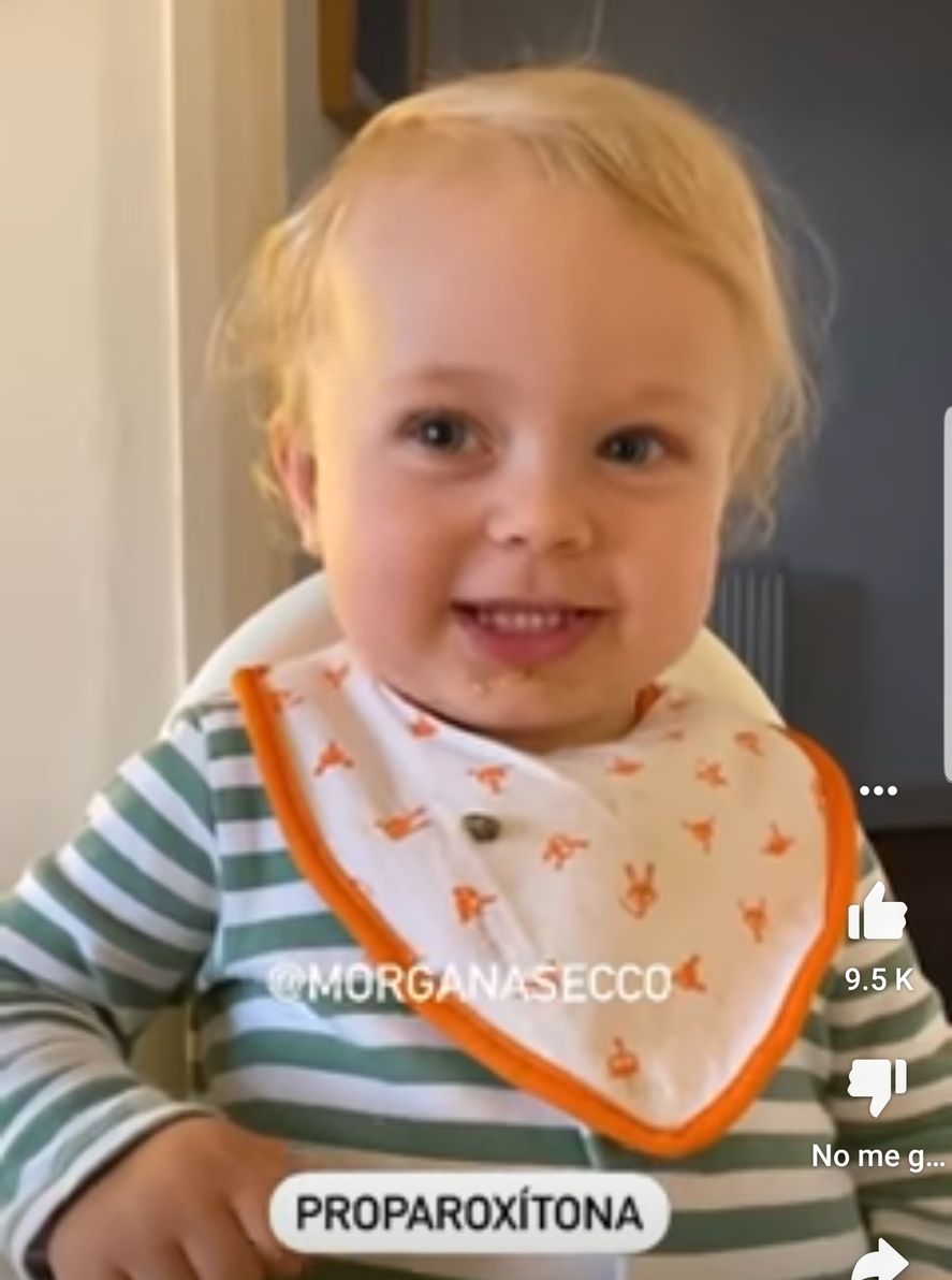 Alice, la pequeña nena de 2 años que es furor en Tiktok y otras redes sociales, diciendo palabras difíciles en portugués   