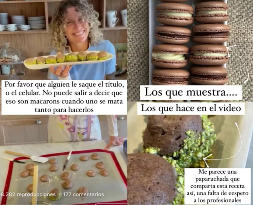 Damián de Bake Off vs Maru Botana por sus "macarons"