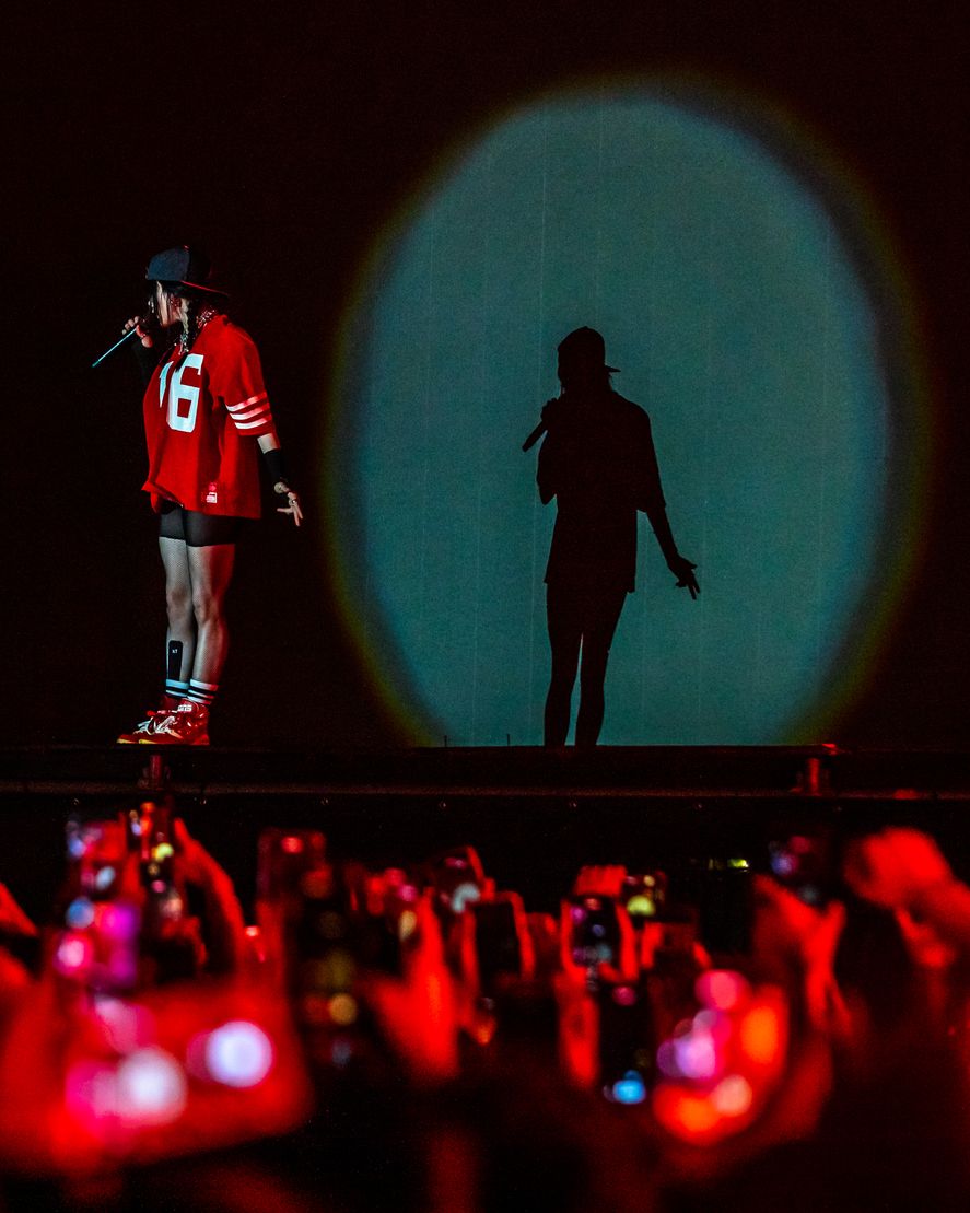 Billie Eilish pisó por primera vez Argentina en el Lollapalooza 2023 y deslumbró con su voz.