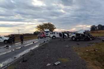 san pedro: una mujer murio tras choque frontal en la ruta 9