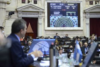 Sergio Massa presidió la sesión especial en Diputados