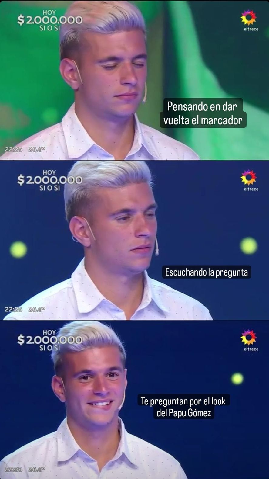 El periodista platense Lucho Moretti se rió en sus redes de la última pregunta que le tocó en el programa de Guido Kaczka 