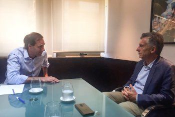 Julio Garro y Mauricio Macri. El Grupo Dorrego quiere que el candidato en la provincia sea un intendente.