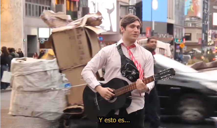 Gaspi y su video de youtube "Guitarrista hdp"