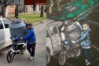 Luc Mogni, artista vecino de Lomas de Zamora, retrata situaciones insólitas del Conurbano inspiradas en fotos de Google Maps