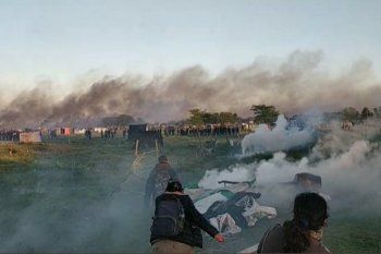 Comenzó el desalojo en Guernica