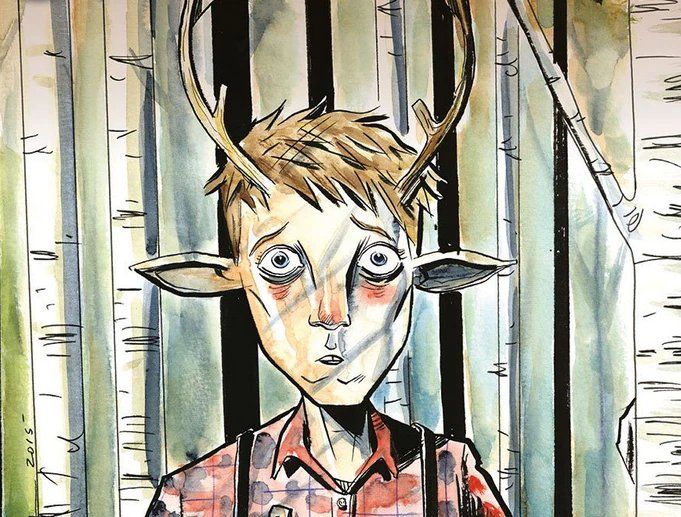 El niño ciervo original del cómic, previo a la historia de Netflix