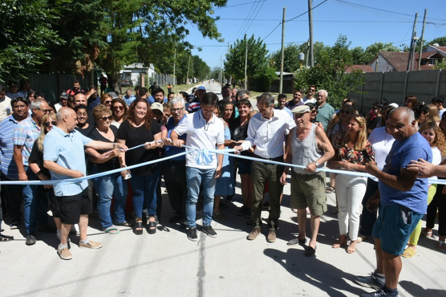Inauguración de obras en SAn Vicente