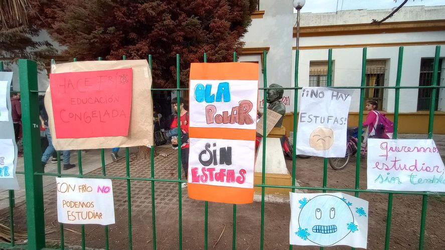 El reclamo de la comunidad educativa de la Escuela 12 de City Bell