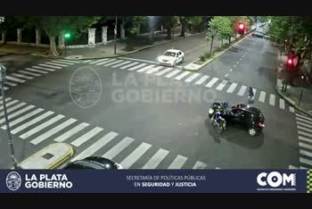 El durísimo choque que se dio en una esquina de La Plata 