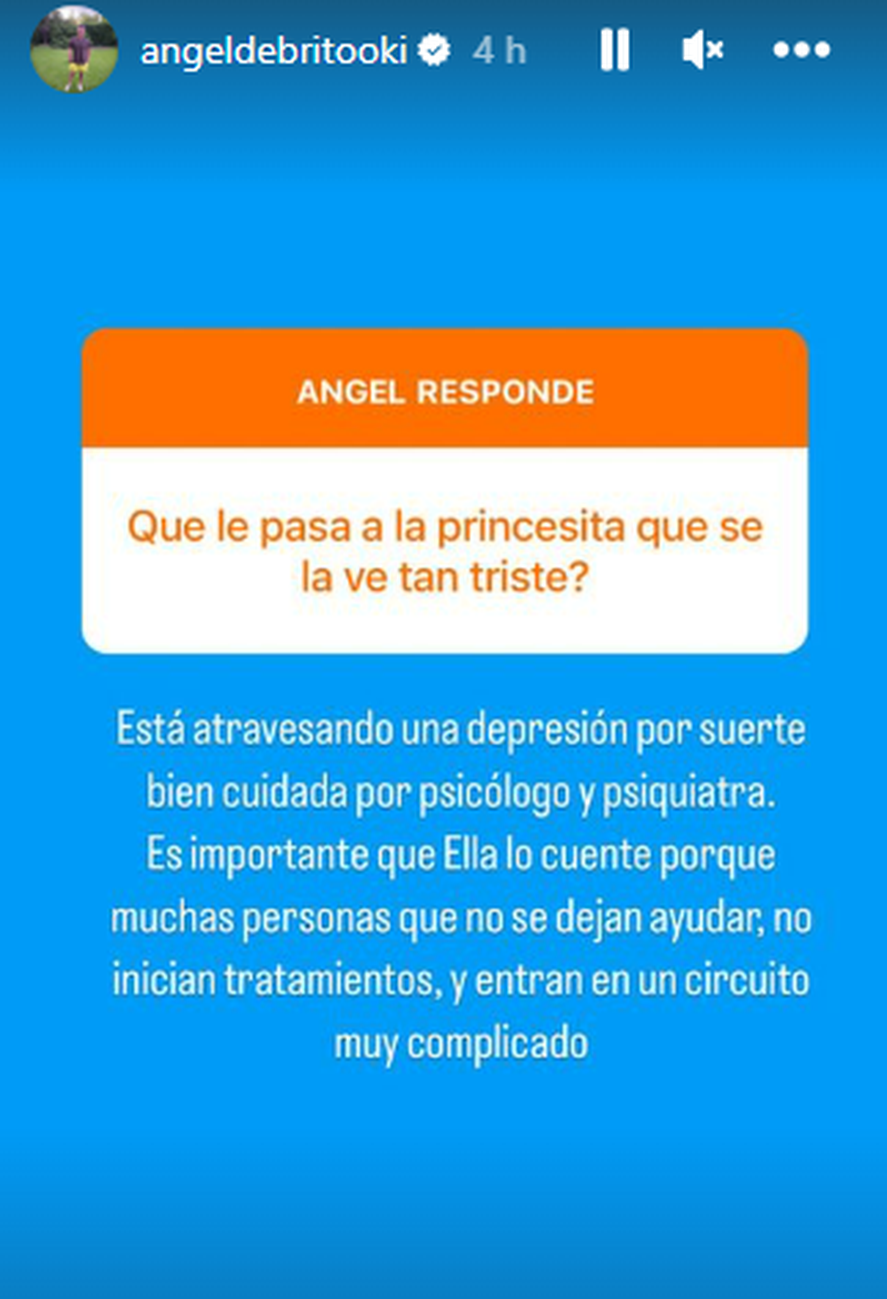 Ángel de Brito contó el difícil momento que atraviesa Karina La Princesita