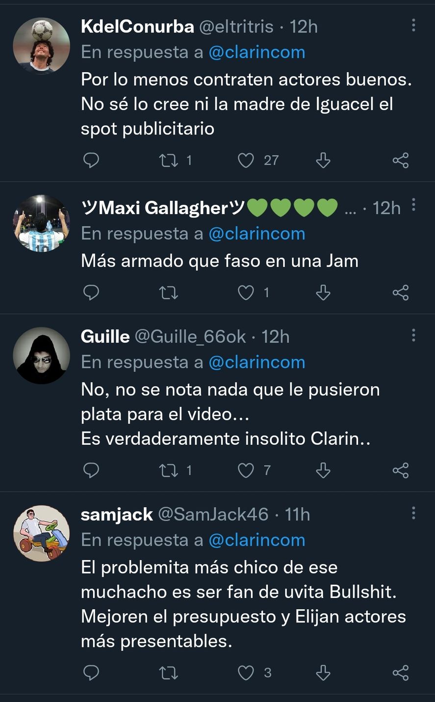 Los comentarios al video que muestra a Patricia Bullrich y Javier Iguacel publicado por Clarín descreen de la naturalidad del momento