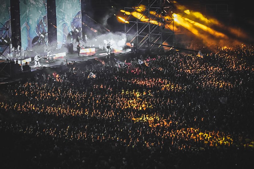 Los Fundamentalistas en su segundo show en La Plata. 