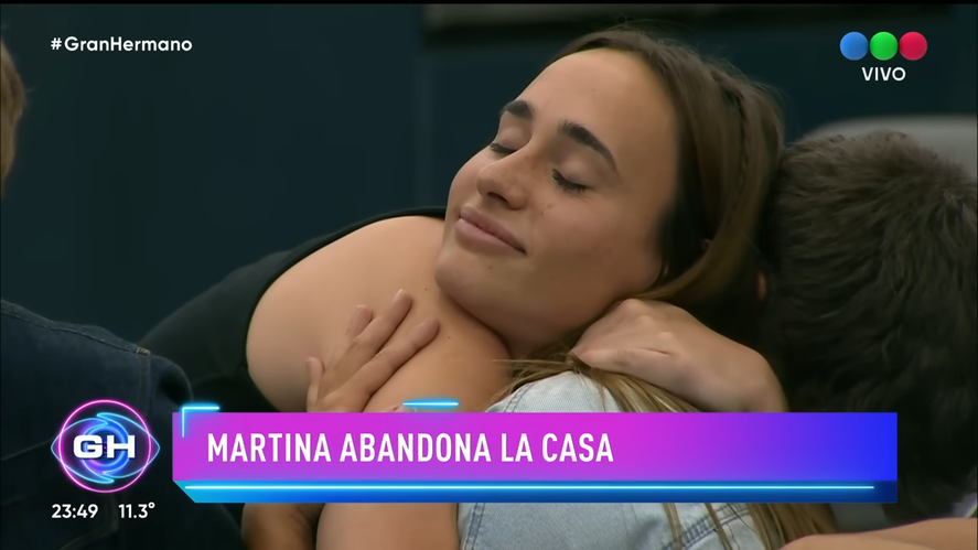 Quien debió abandonar el programa fue Martina Stewart Usher, una joven de 25 años que se convirtió en una de las menos queridas del reality en redes sociales por sus dichos homofóbicos.