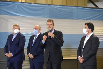 Sergio Massa formó parte de la presentación del plan de Seguridad en estaciones y trenes