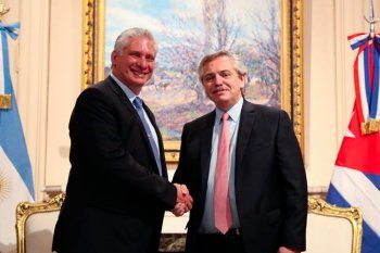 Miguel Díaz Canel y Alberto Fernández: se encamina un acuerdo para que Argentina acceda a la vacuna de Cuba