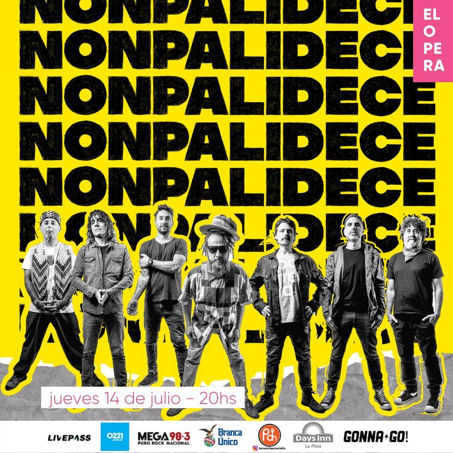 Nonpalidece y su disco homónimo llegan a la ciudad de La Plata. 