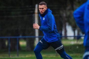 Norberto Briasco entrenando en Gimnasia  Foto (@gimnasiaoficial)
