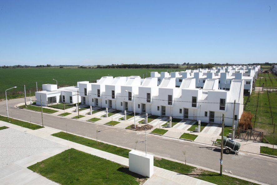 Viviendas construidas a partir del Procrear en San Nicolás.