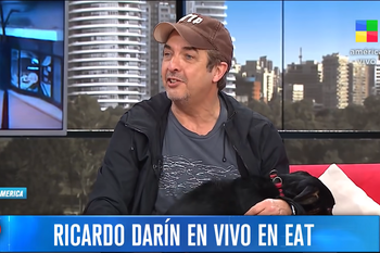ricardo darin llevo un perro de la calle al programa de leo montero