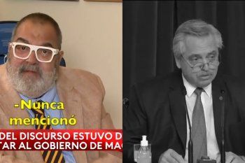 Jorge Lanata tuvo una falsa afirmación sobre los dichos del Presidente Alberto Fernández en su discurso ante el Congreso 