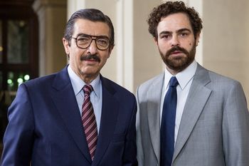 se filtro la primera foto de ricardo darin y peter lanzani en 1985