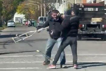 milagro en pergamino: mendigo protagonizo la fuga del paralitico