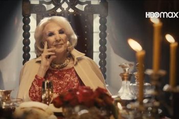 mirtha legrand promociona una serie de hbo como si fuera una reina