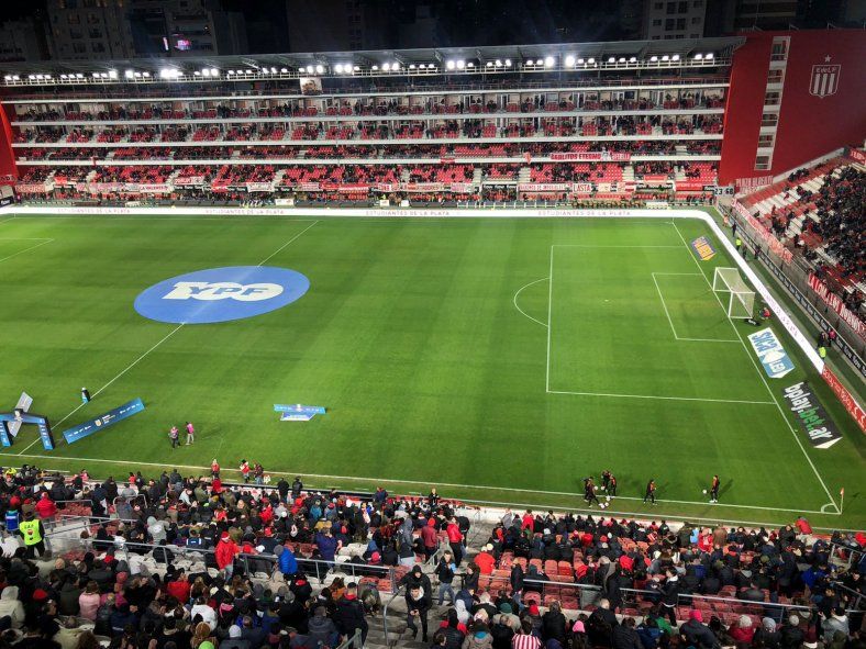 Estadio UNO en la previa de Estudiantes ante Racing por la Liga Profesional