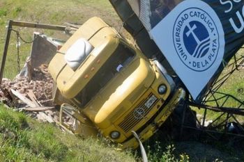 el impactante accidente de transito de un camion
