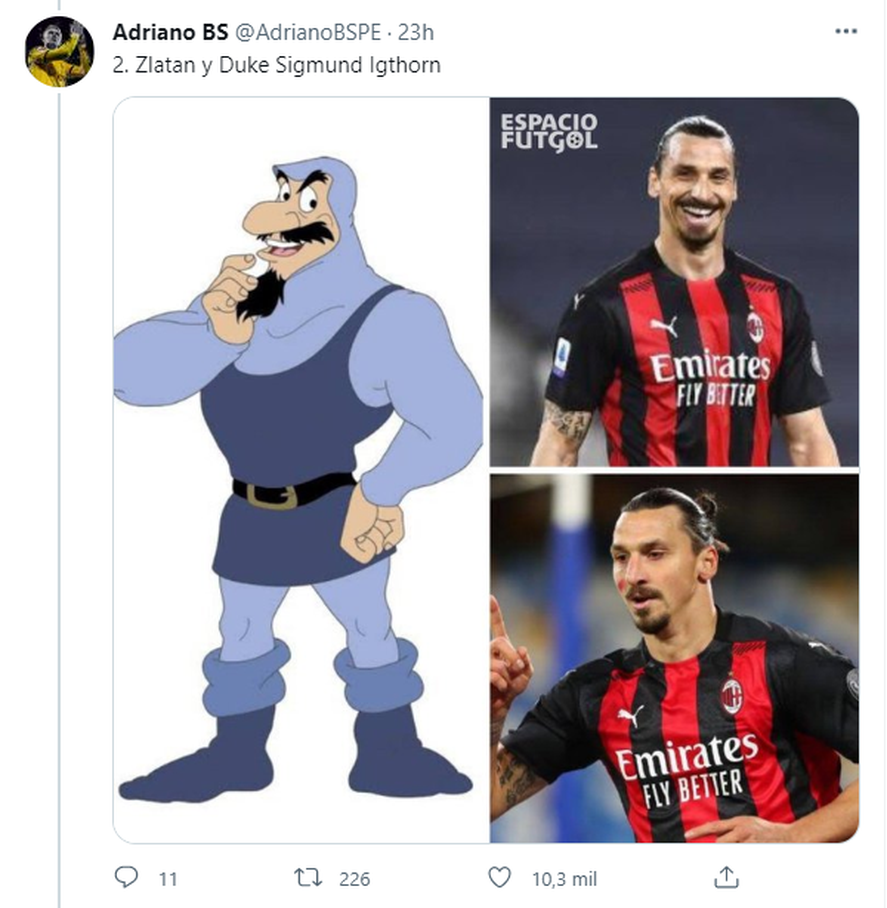 Zlatan es el Duke Sigmund Igthorn