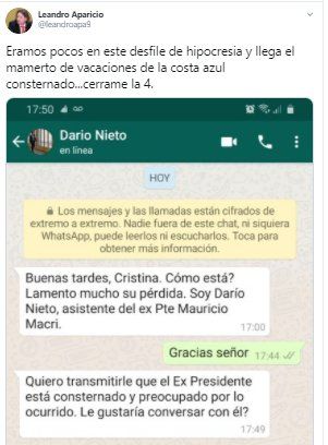 Caso Facundo: macri buscó comunicarse con la madre del joven