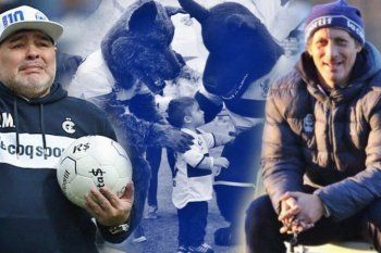 maradona y troglio se sumaron a la campana ?dale lobo?