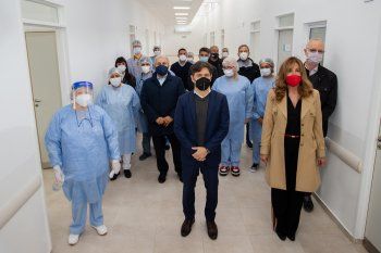 El gobernador Axel Kicillof participó de la apertura del CAPS “Griselda Bosco”, en Ezeiza.