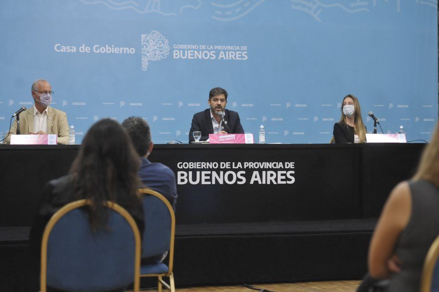 Bianco, Gollán y Vila participaron de la conferencia de prensa sobre la situación epidemiológica de la Provincia.