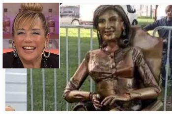 marcela tinayre hizo anicos a la estatua de su madre mirtha legrand